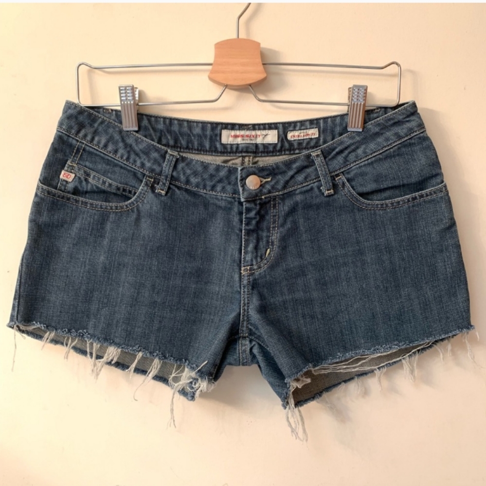 Miss Sixty extra low cut off shorts, size 31